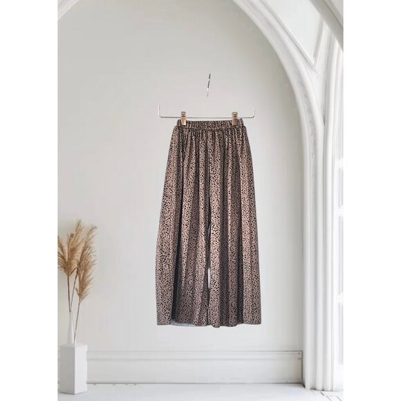 Girls Brown Flare Pants Size 9-10 Years Old - Picture 1 of 7